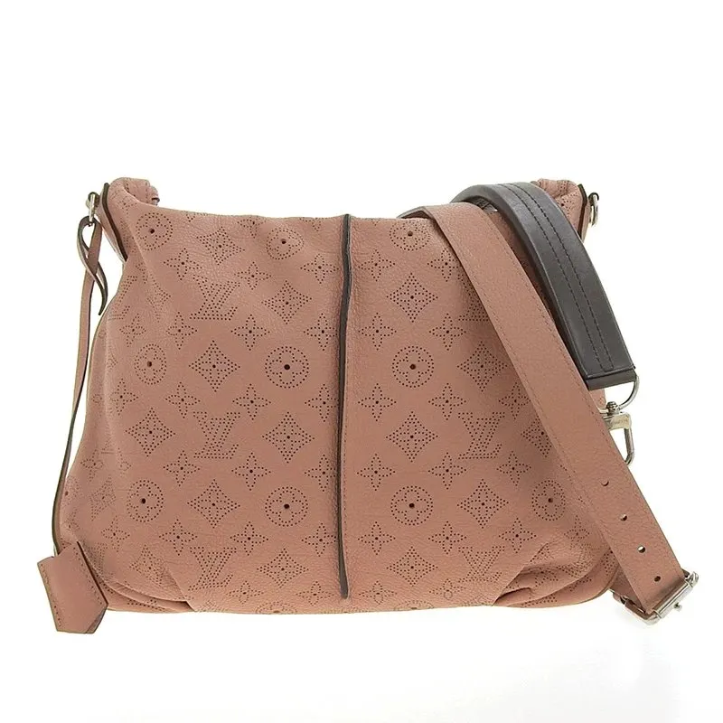 Louis Vuitton Monogram Mahina Selene PM Bag Pink Leather Very good - Front View