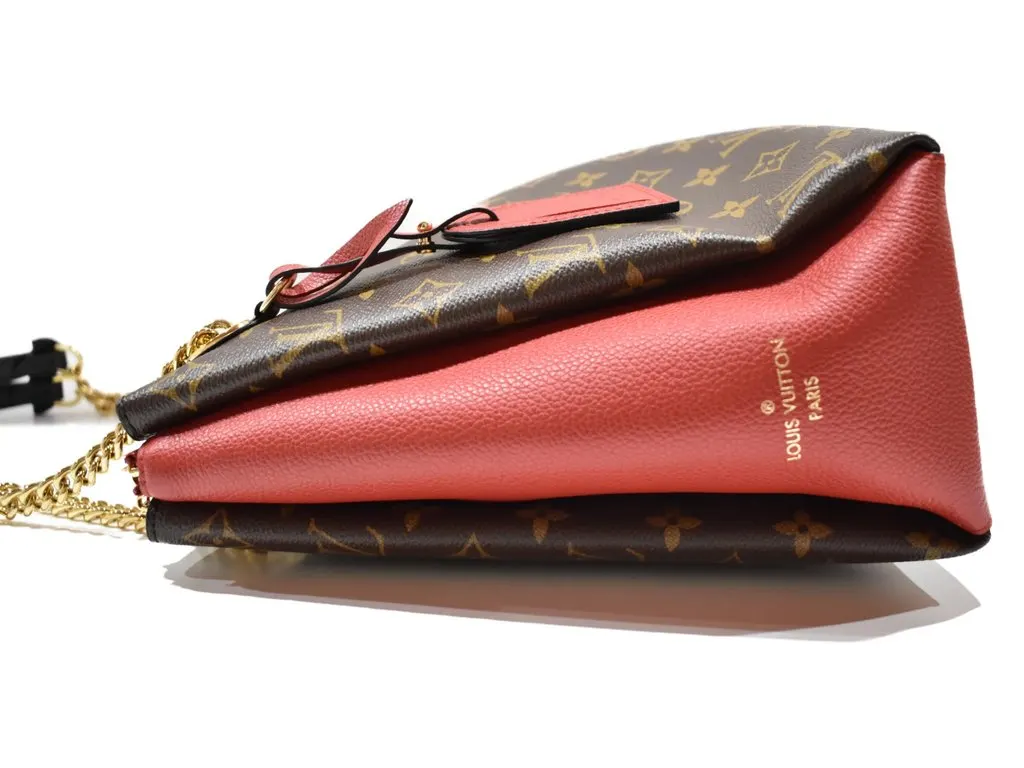 Louis Vuitton Monogram Canvas and Leather Surene MM Bag Red Canvas Very good - Inside View