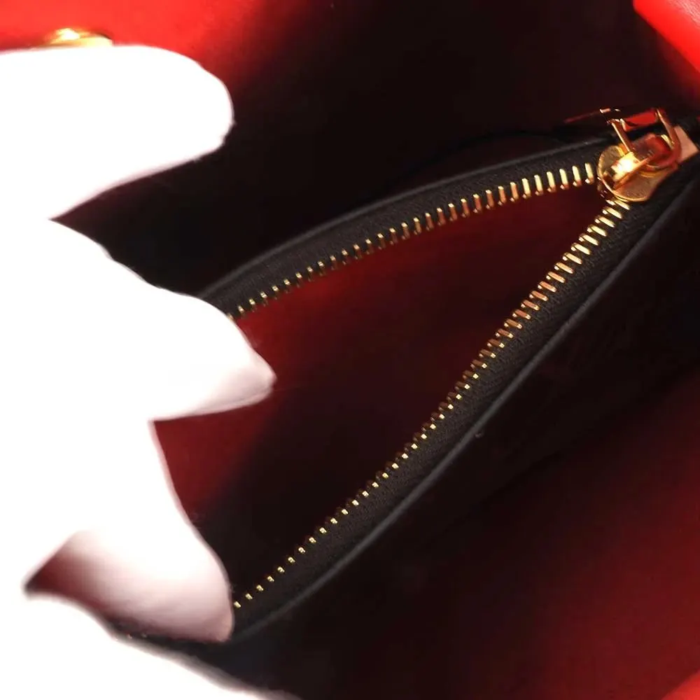 Louis Vuitton Red/Brown NeoNoe Handbag Monogram Canvas MM Bucket Bag Brown Canvas Very good - Box View