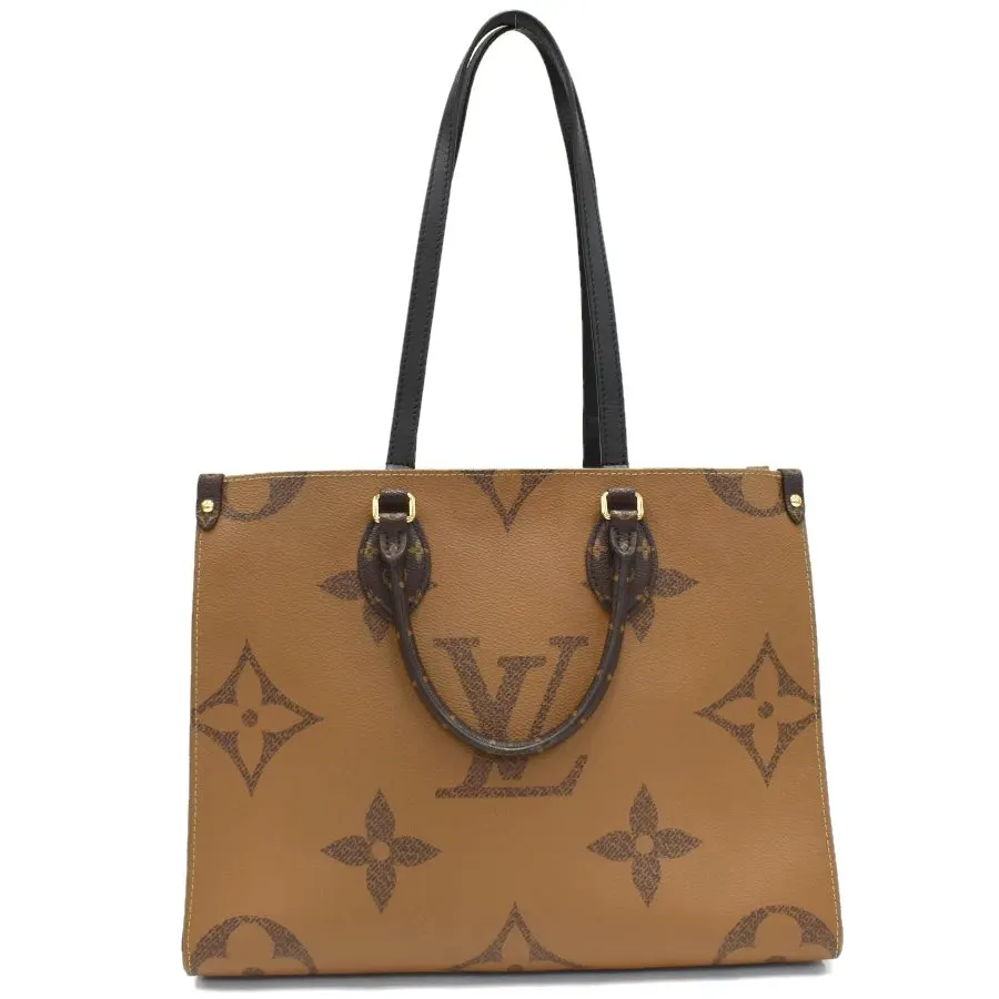 Louis Vuitton Reverse Monogram On The Go MM Shoulder Bag MultiColor Leather Very good - Inside View