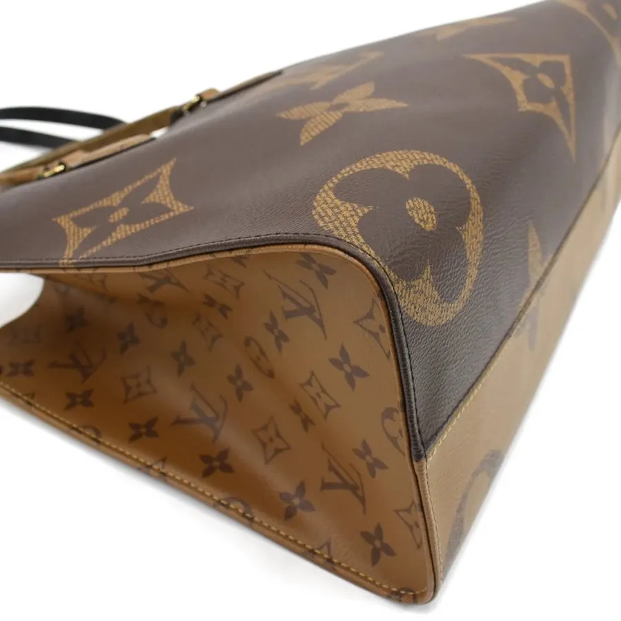 Louis Vuitton Reverse Monogram On The Go MM Shoulder Bag MultiColor Leather Very good - Box View
