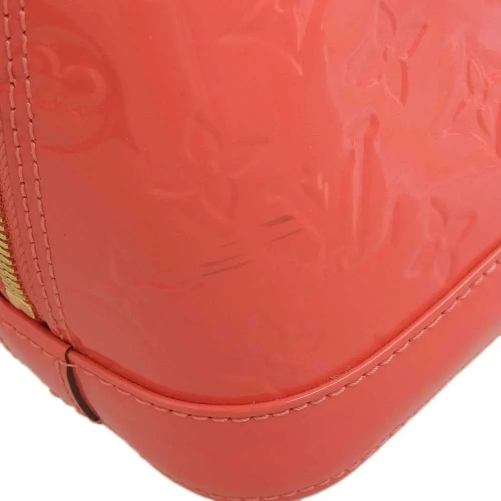 Louis Vuitton Litchi Monogram Vernis Alma BB Bag Pink Leather Very good - Model View