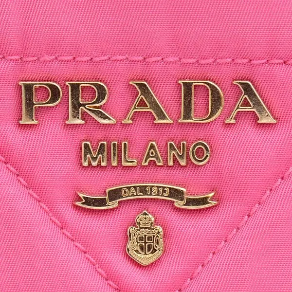 Prada Pink Re Nylon Zip Tote Bag Pink Very good - Inside View