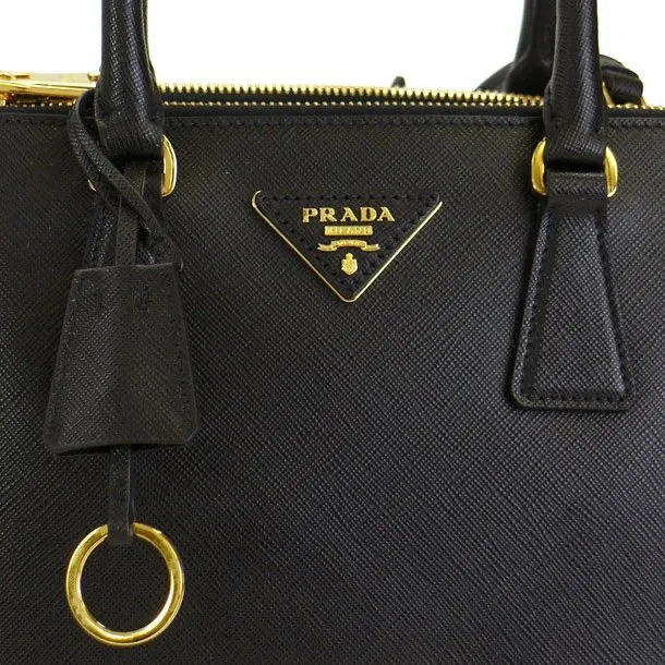 Prada Saffiano Lux Small Tote and Shoulder Bag MultiColor Leather Never worn - Front View