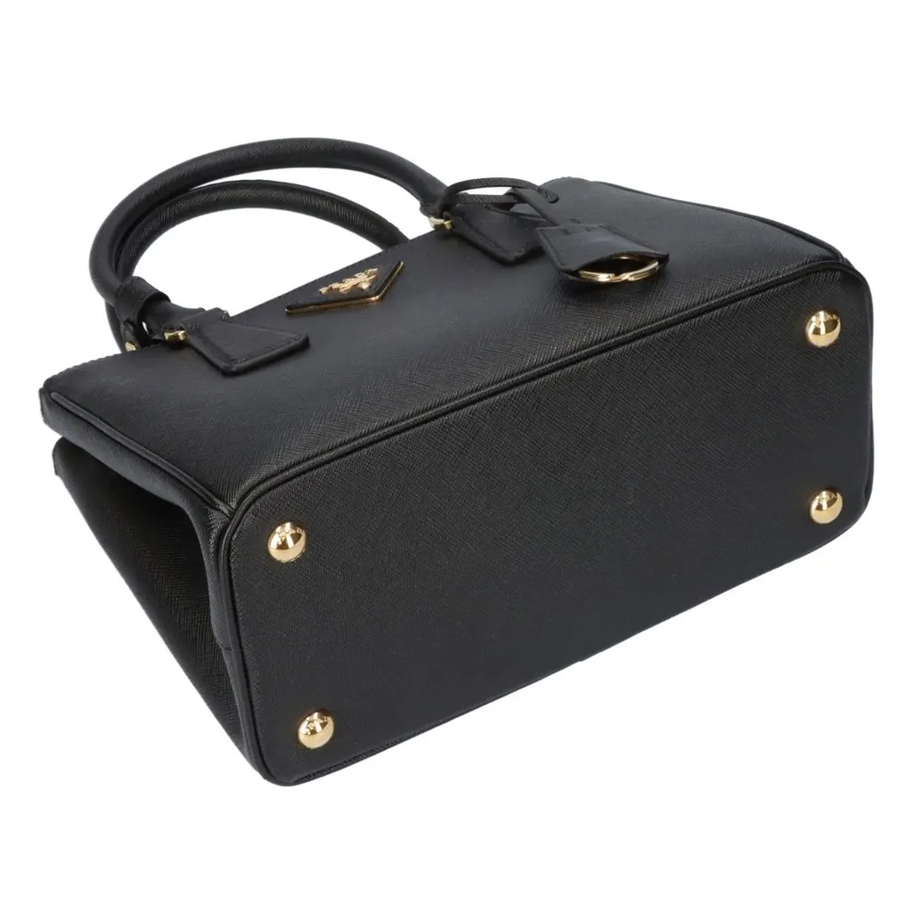 Prada Saffiano Lux Small Tote and Shoulder Bag MultiColor Leather Never worn - Inside View