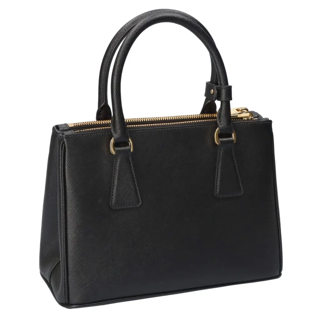 Prada Saffiano Lux Small Tote and Shoulder Bag MultiColor Leather Never worn - Model View