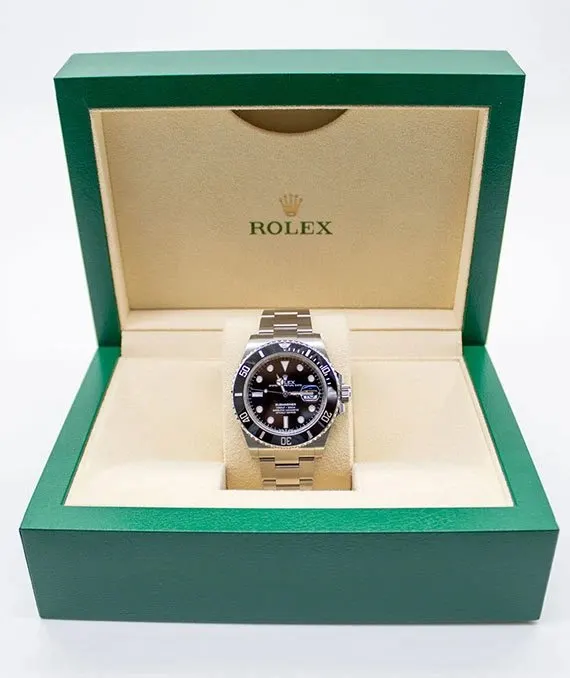 Rolex submariner ref no 126610LN stainless steel oyster bracelet Men’s wristwatch 41mm Silver Stainless steel Never worn - Back View