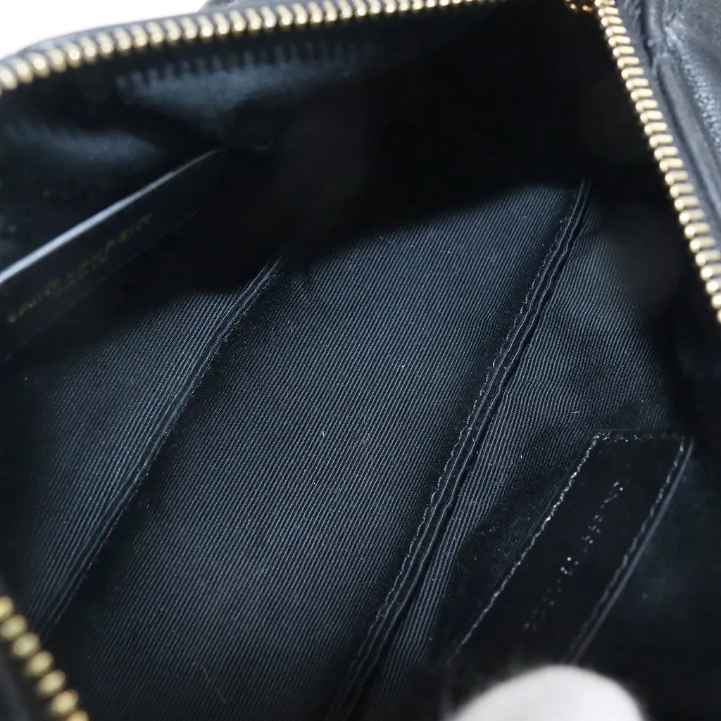 Saint Laurent Black Lambskin Leather Mini Sade Tube Bag Black Leather Very good - Model View