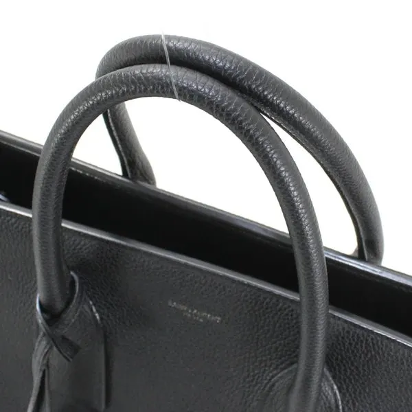 Saint Laurent Black Leather Large Classic Sac De Jour Tote Bag Black Leather Very good - Box View