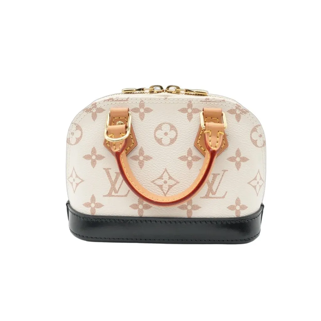 Louis Vuitton Nano Alma Monogram Dune Beige Canvas Very good - Front View