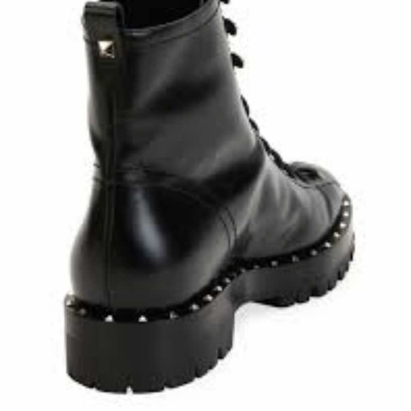 Valentino Garavani Soul Rockstud Combat Boots - Back view