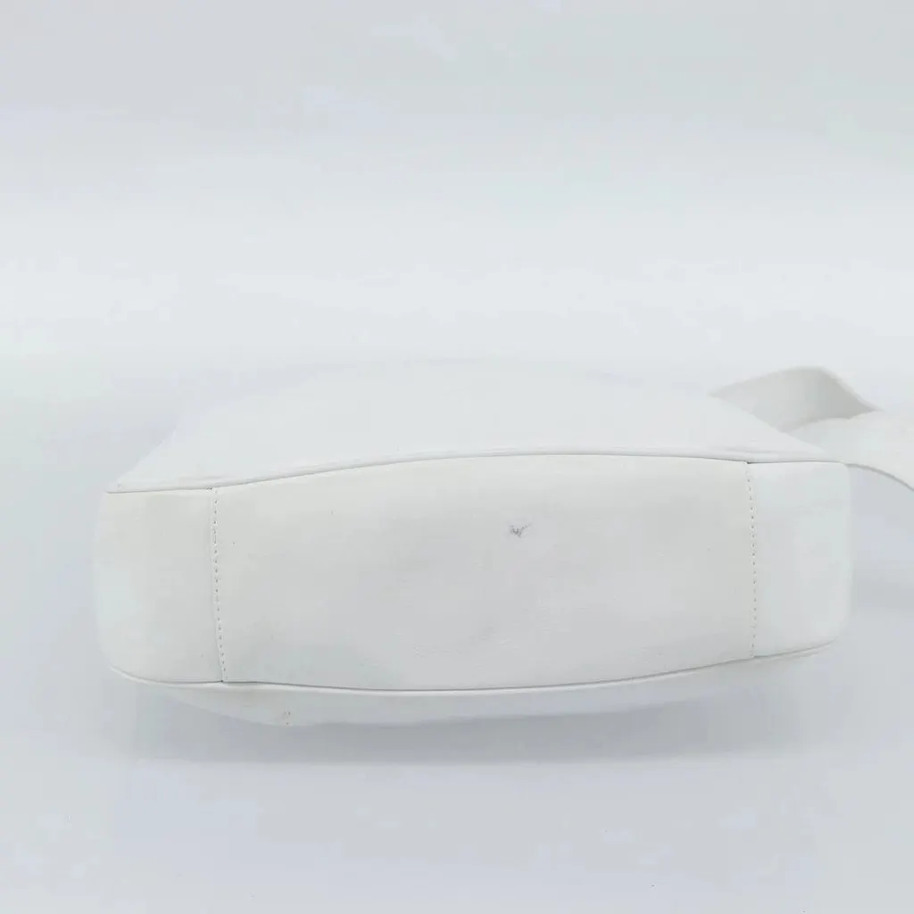 Gucci Bamboo leather shoulder bag White Leather Good - Inside View