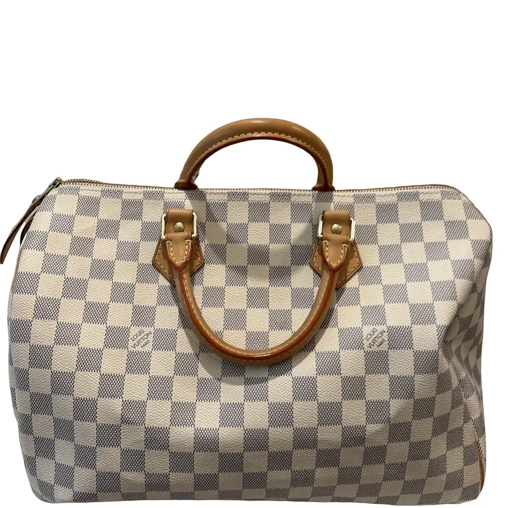 Louis Vuitton Speedy 35 Damier Azur Excellent Conditiones