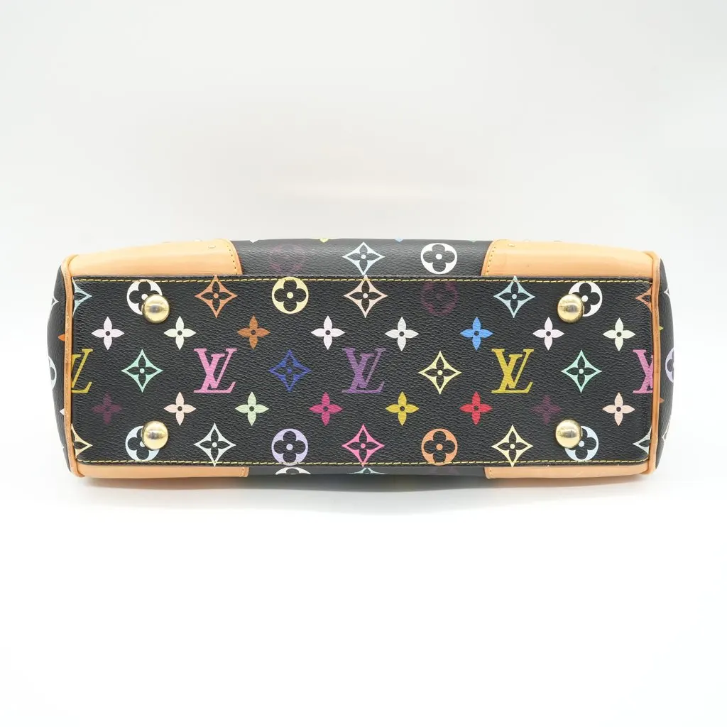 Louis Vuitton Beverly MM Monogram Multicolor Shoulder Bag MultiColor Canvas Good - Inside View