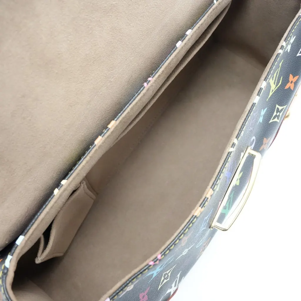 Louis Vuitton Beverly MM Monogram Multicolor Shoulder Bag MultiColor Canvas Good - Model View