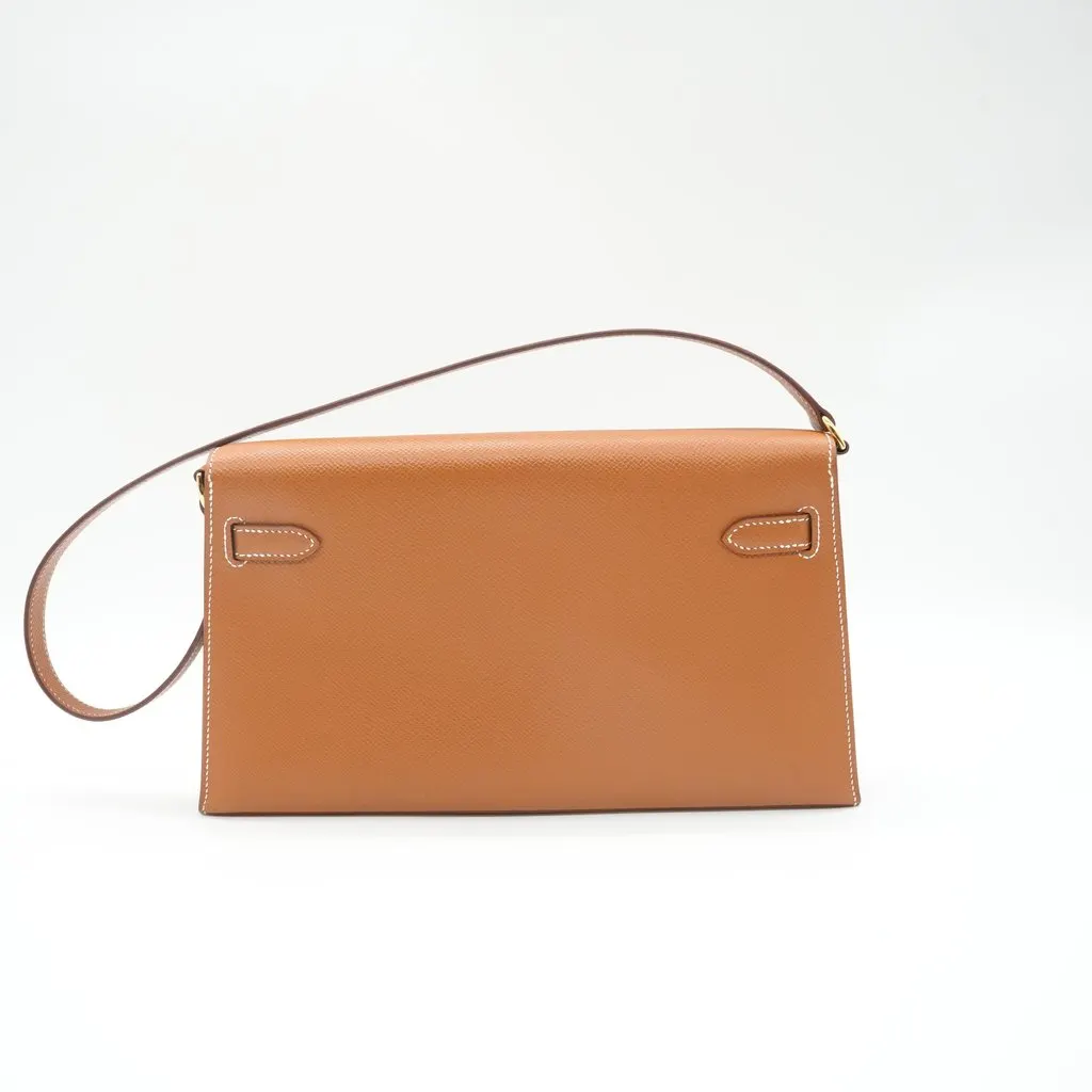 Hermès Kelly Elan Gold Epsom Gold HW Stamp:K (2025) Gold Leather Very good - Back View