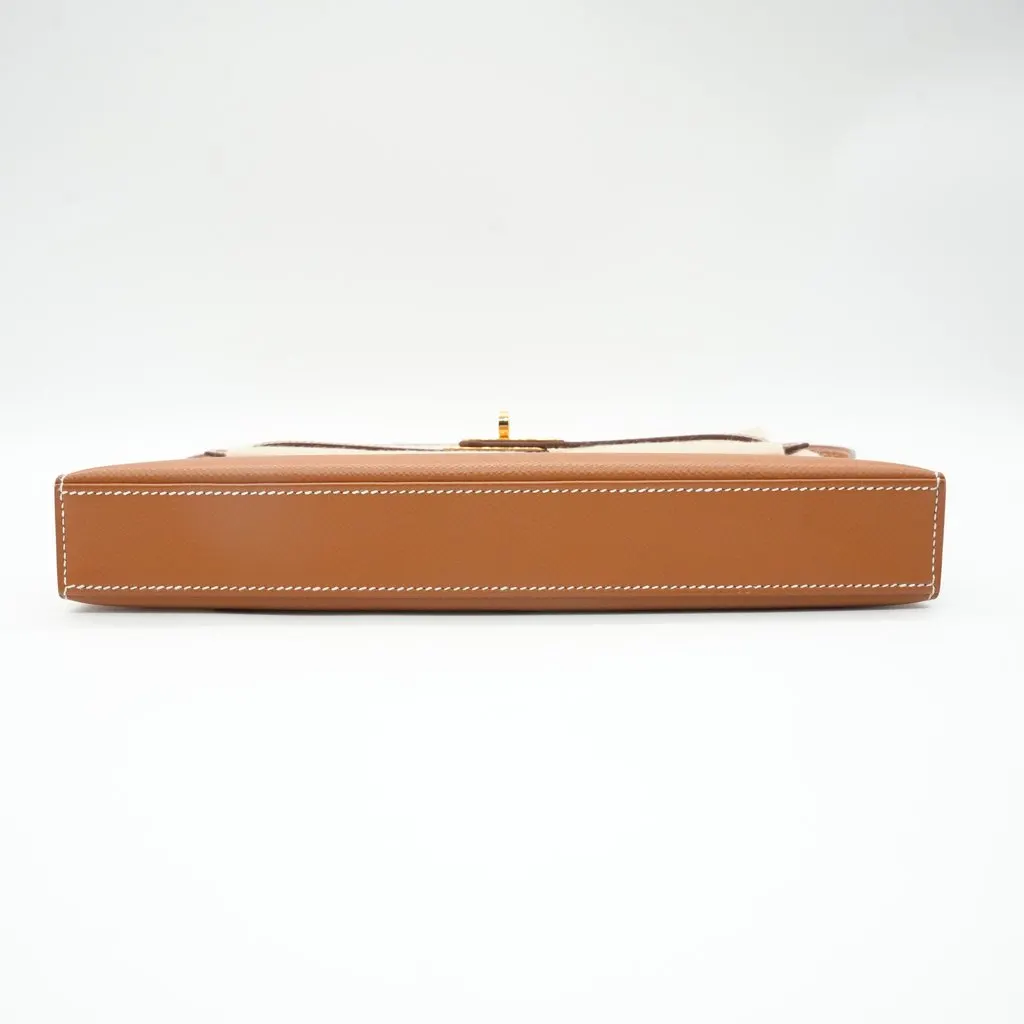 Hermès Kelly Elan Gold Epsom Gold HW Stamp:K (2025) Gold Leather Very good - Inside View
