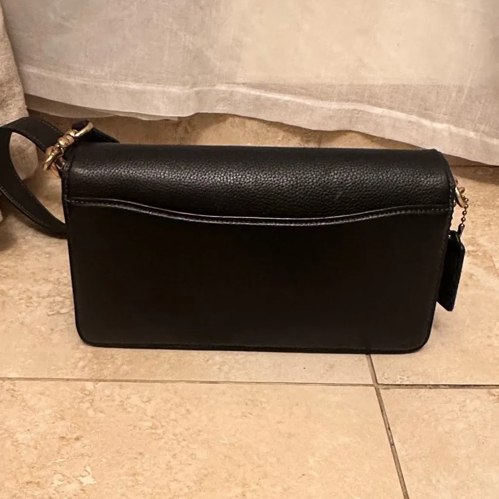 Coach COACH Womens Tabby Shoulder Black Leather Very good - Back View