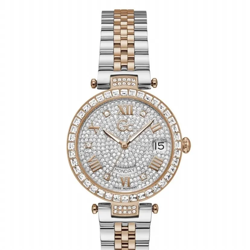 GUESS Guess Collection Quartz Analog Watch – Gc Flair Crystal Silver Never worn, with tag - Box View
