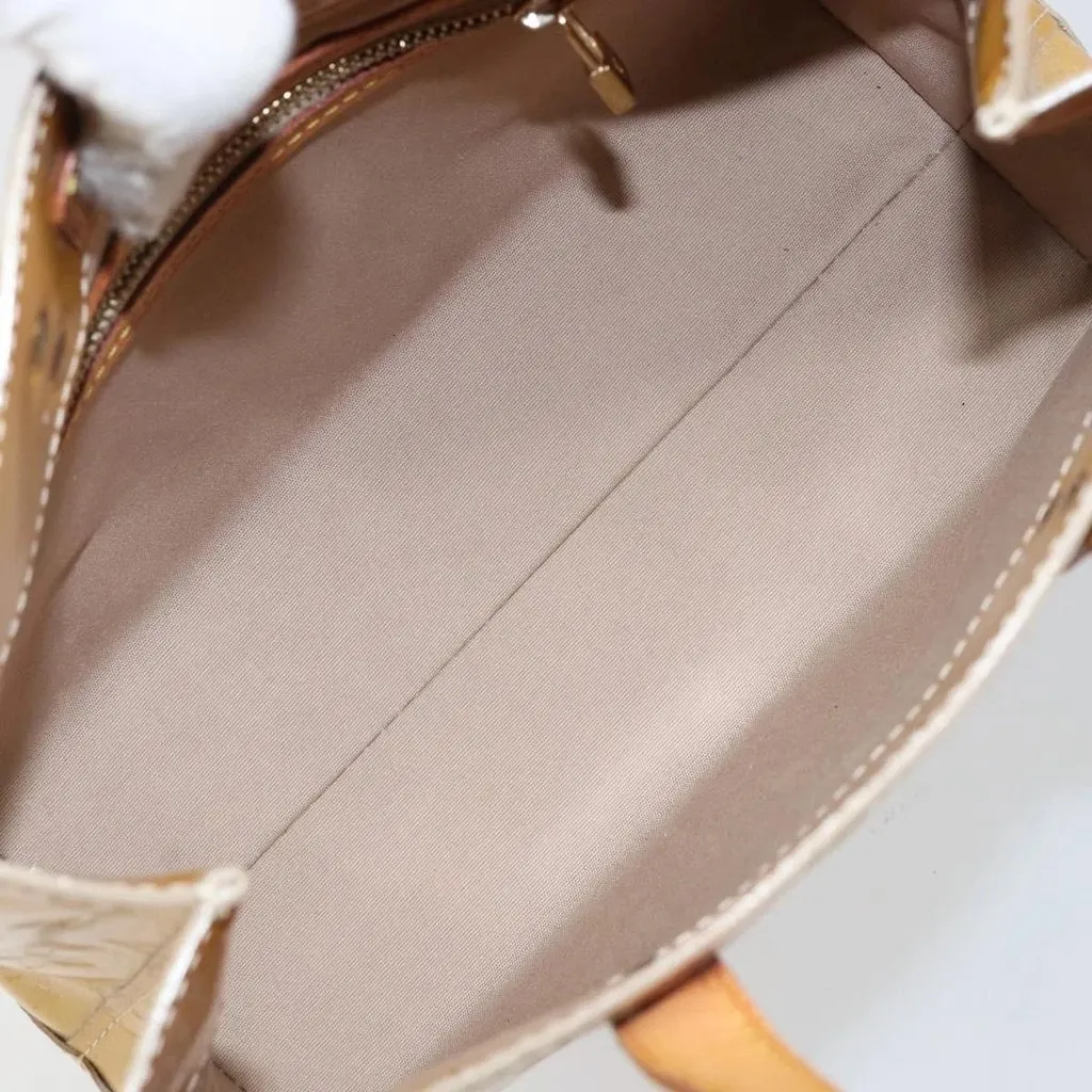 Louis Vuitton Handbag Beige Leather Good - Model View