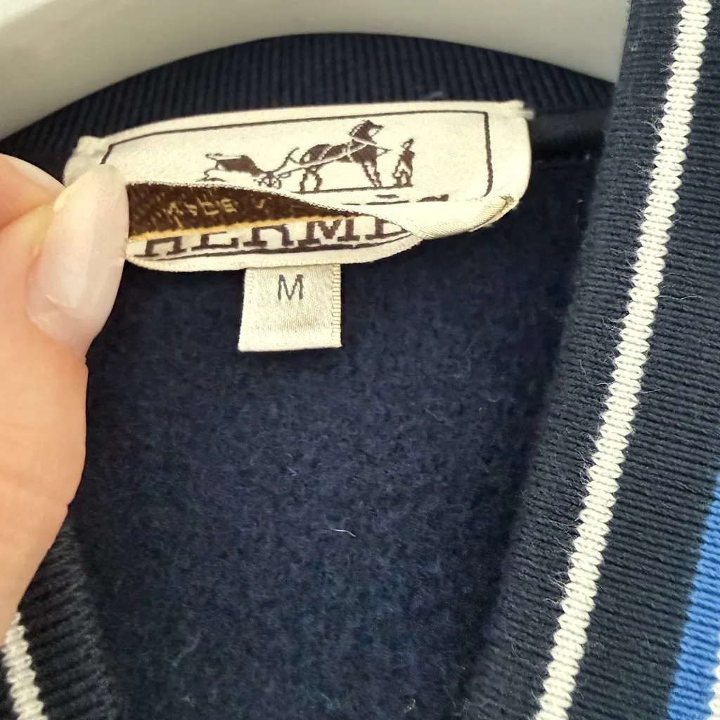 Hermès Hermès Varsity Jacket MultiColor Cotton Very good - Model View