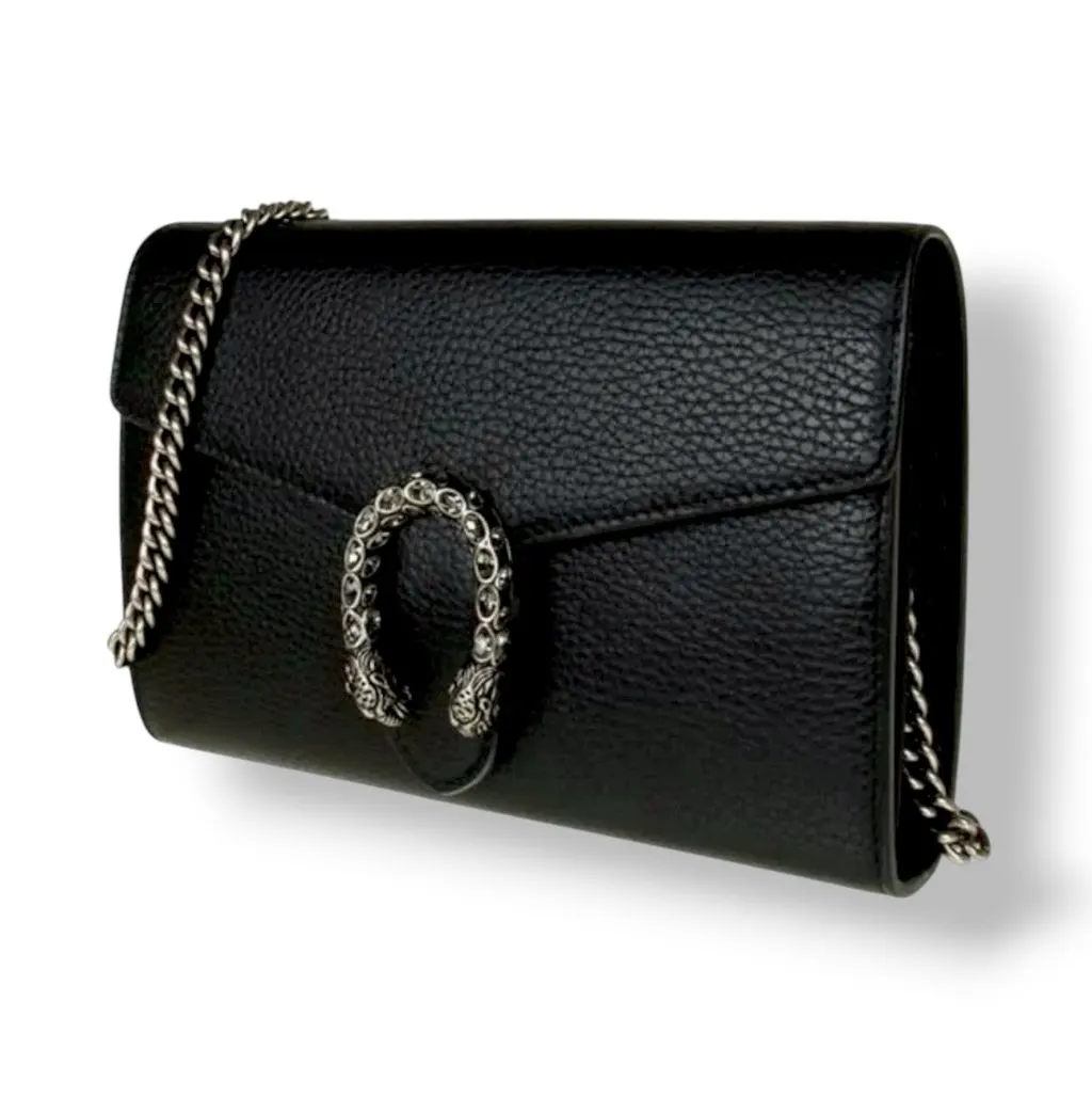 Gucci Dionysus Black Leather Never worn, with tag - Box View