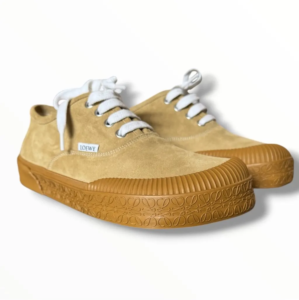 Loewe Loewe Sneaker Vulca Gold Leather Never worn, with tag - Front View
