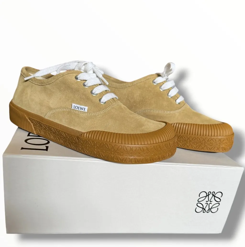 Loewe Loewe Sneaker Vulca Gold Leather Never worn, with tag - Box View