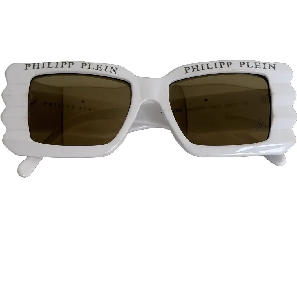 Philipp Plein Philipp Plein First Lady Dubai Sunglasses White Plastic Very good - Front View