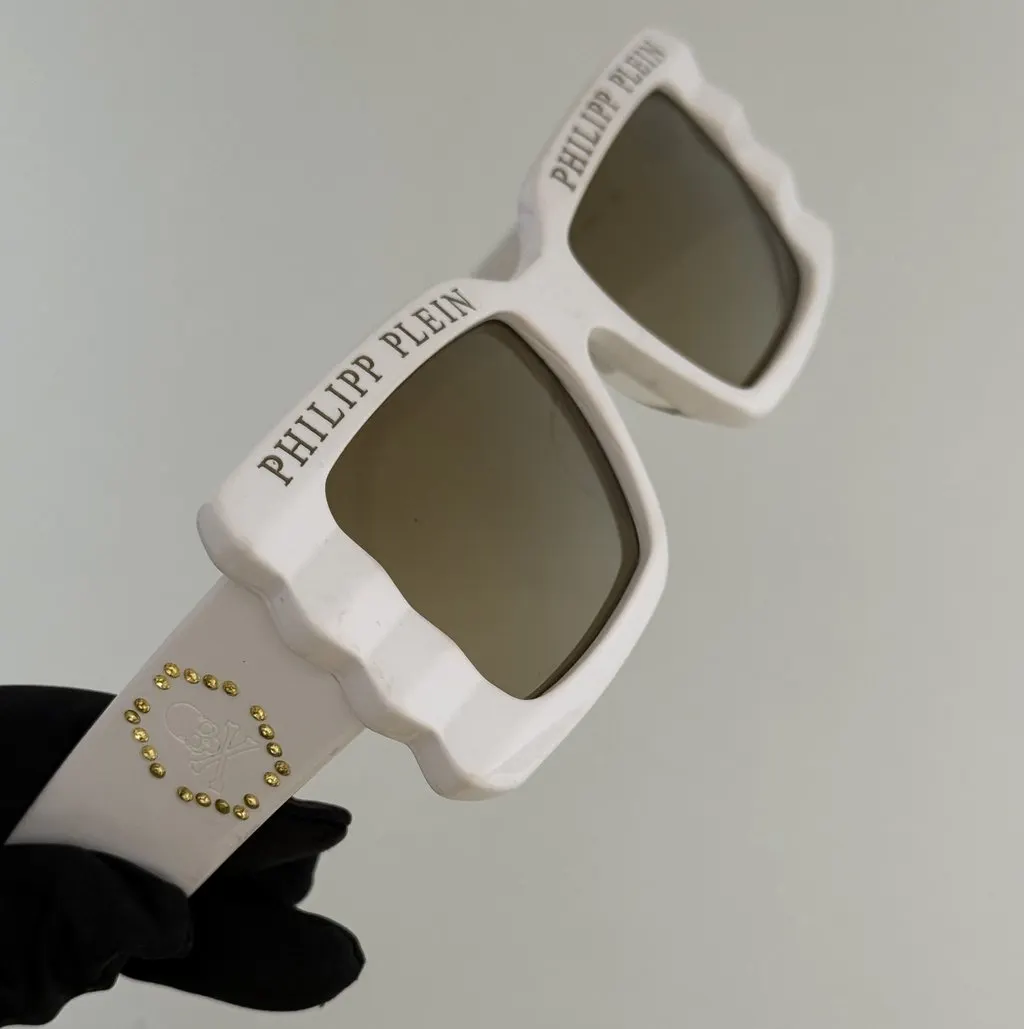 Philipp Plein Philipp Plein First Lady Dubai Sunglasses White Plastic Very good - Inside View