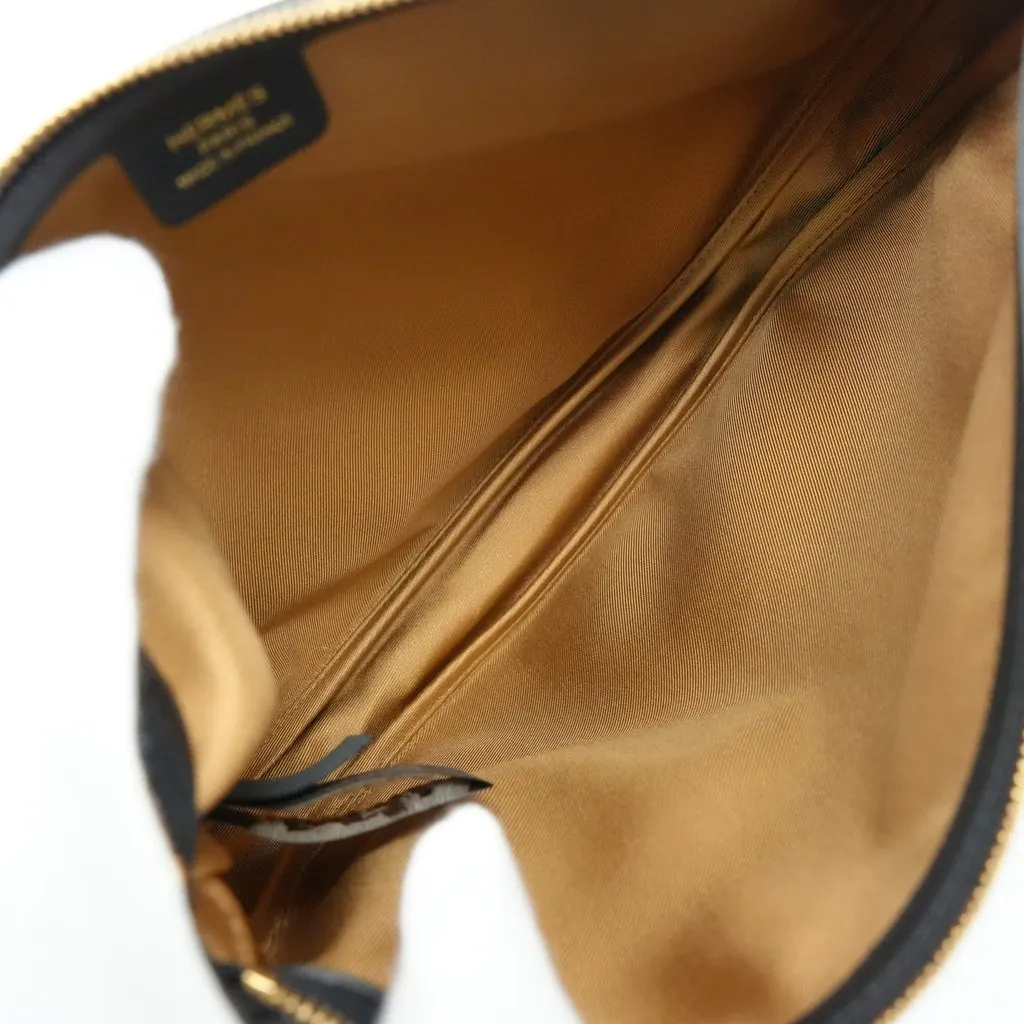 Hermès Sursoie To Go Pouch Bleu Marine/Craie/Noir Stamp W(2024) MultiColor Silk Very good - Model View