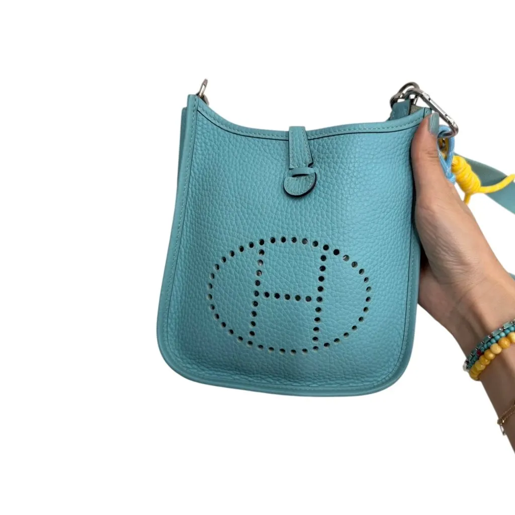 Hermès Evelyne Blue Leather Very good - Inside View