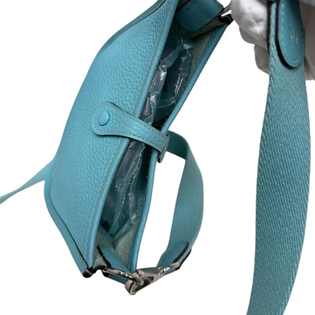 Hermès Evelyne Blue Leather Very good - Box View
