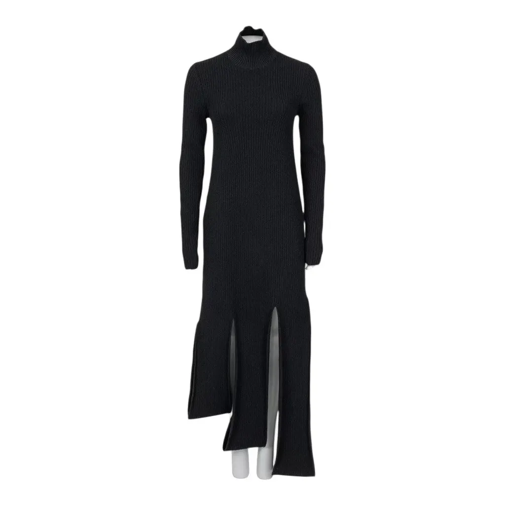 Bottega Veneta Bottega Veneta Asymmetric Black Dress, Size L