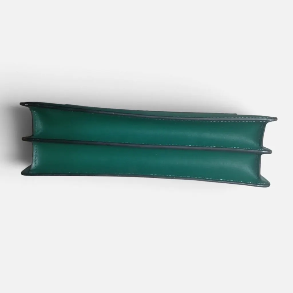 Bvlgari Forever Serpenti cross body bag Green Leather Very good - Inside View