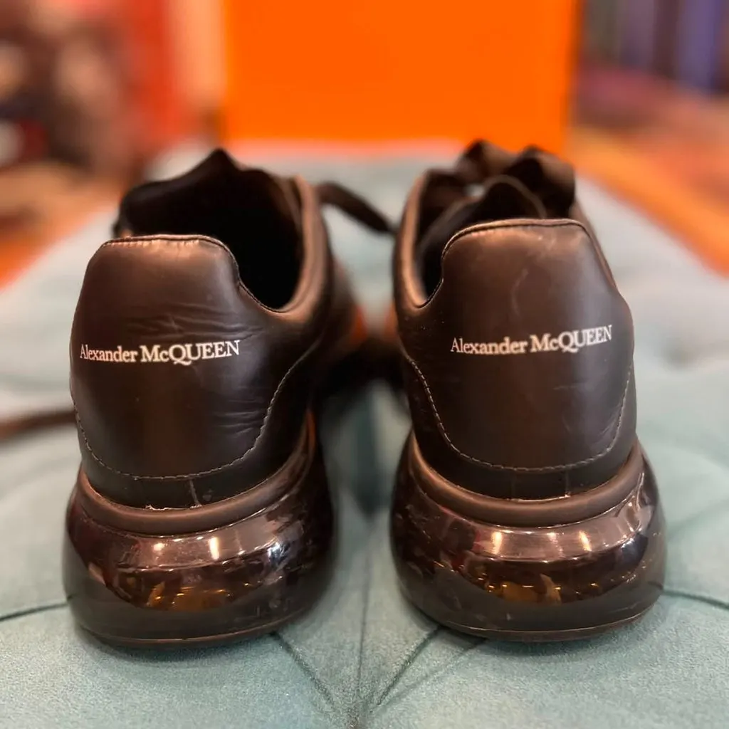 Alexander McQueen Sneakers Anthracite Leather Very good - Inside View
