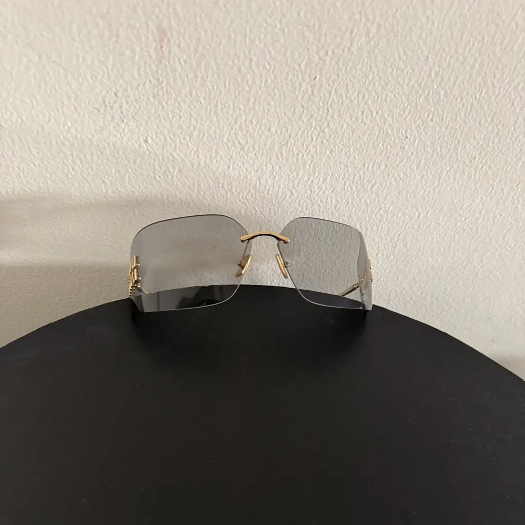 Miu Miu New Collection MiuMiu Unworn Shades Gold Stainless steel Never worn - Inside View
