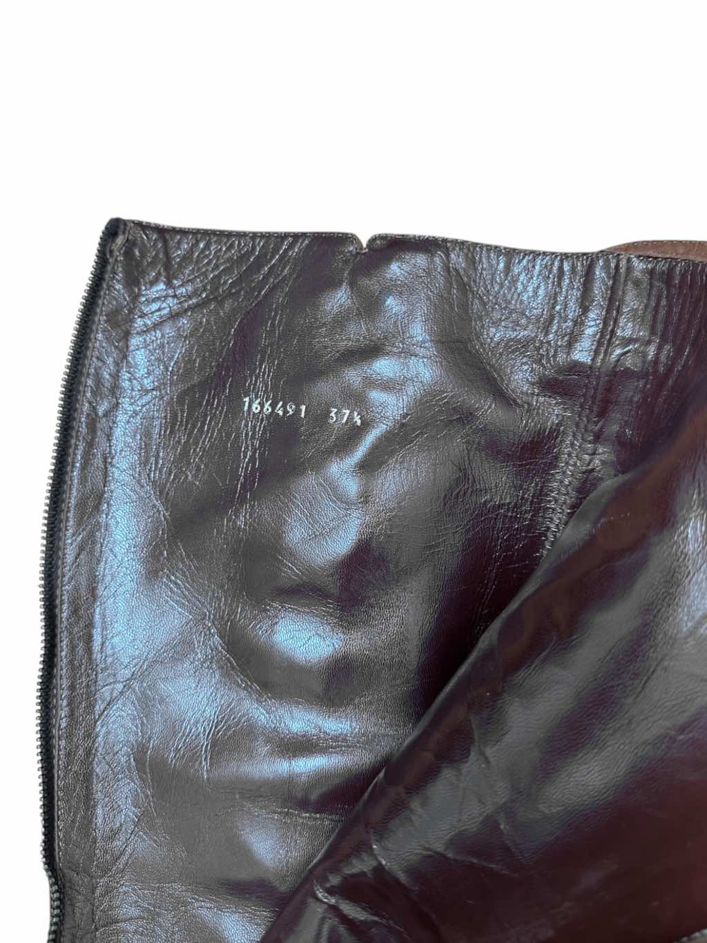 Alexander Mcqueen Lace Up Brown Leather Boots - Image 11