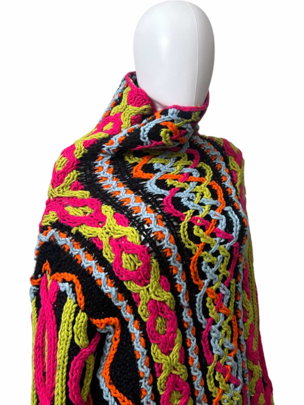 Christian Lacroix Cable Turtleneck - Side view