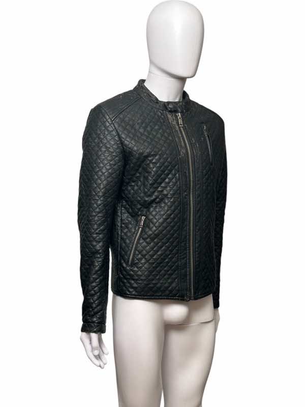 Giorgio Armani Biker Leather Jacket - 4
