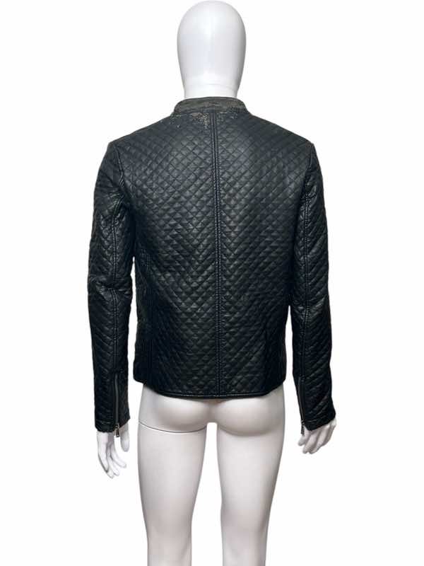 Giorgio Armani Biker Leather Jacket - Side view