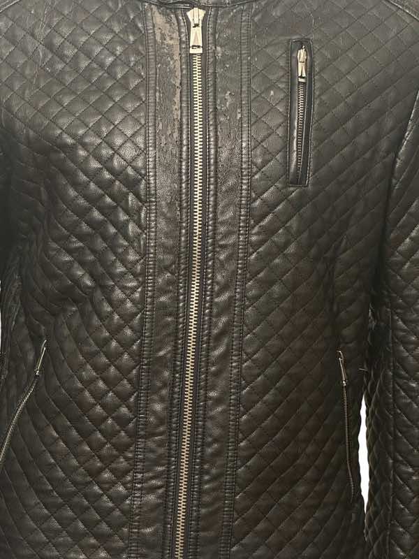 Giorgio Armani Biker Leather Jacket - Detail 2
