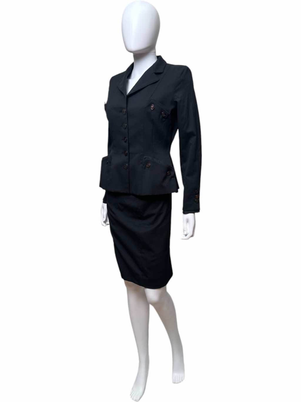 Roberto Cavalli Buttoned Pockets Black Tailleur - 4