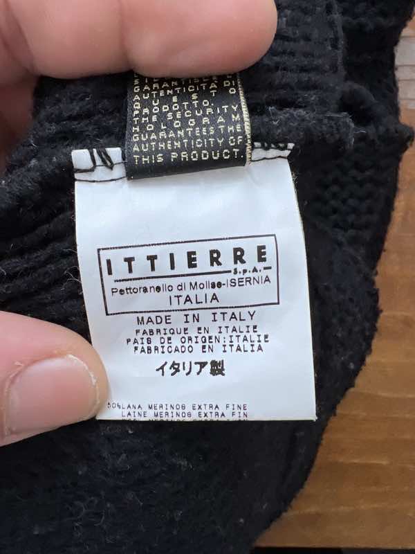 Roberto Cavalli Python Sleeve Wool Black Sweater - Detail 2