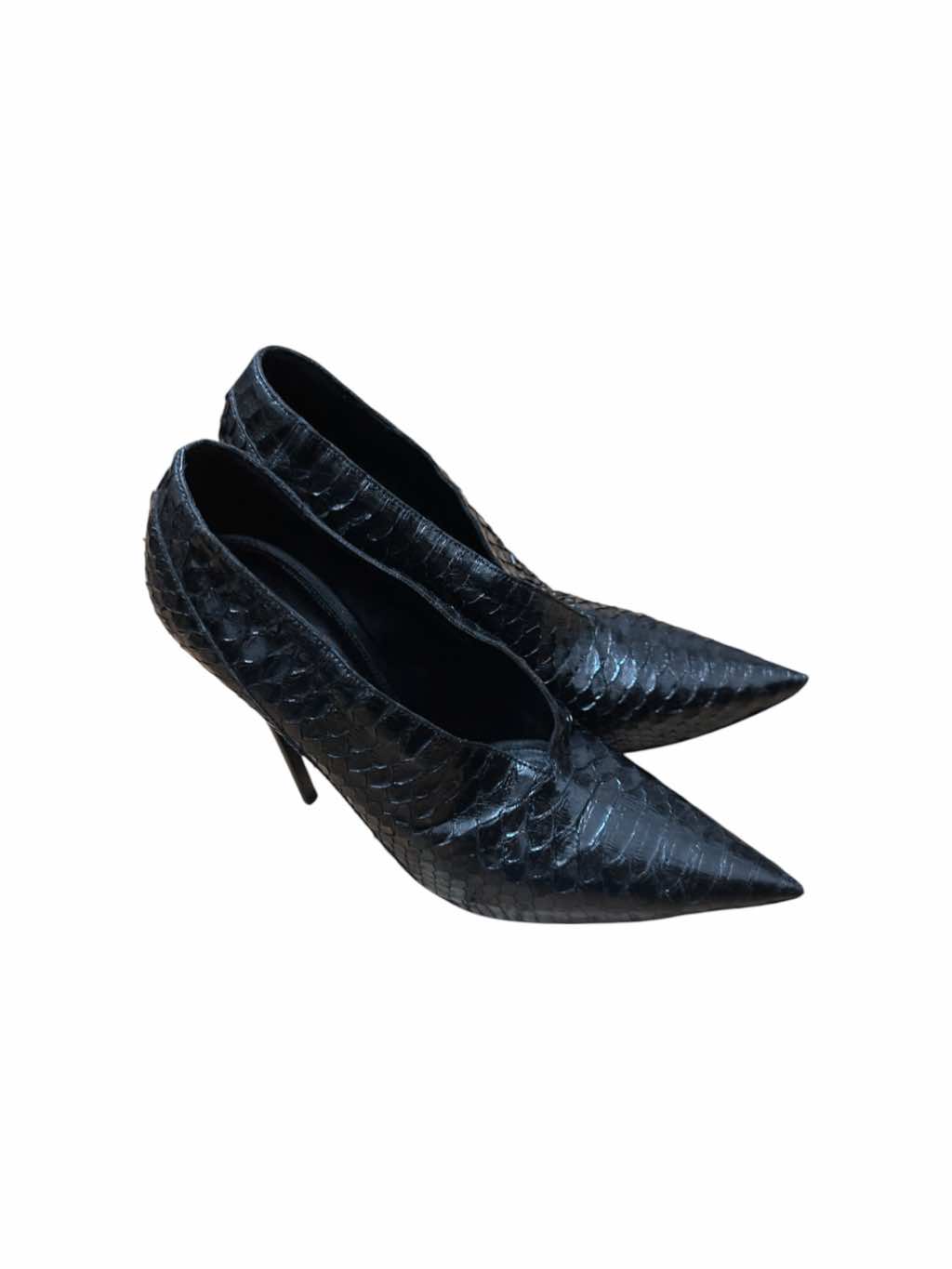 Burberry Leather Python Heels