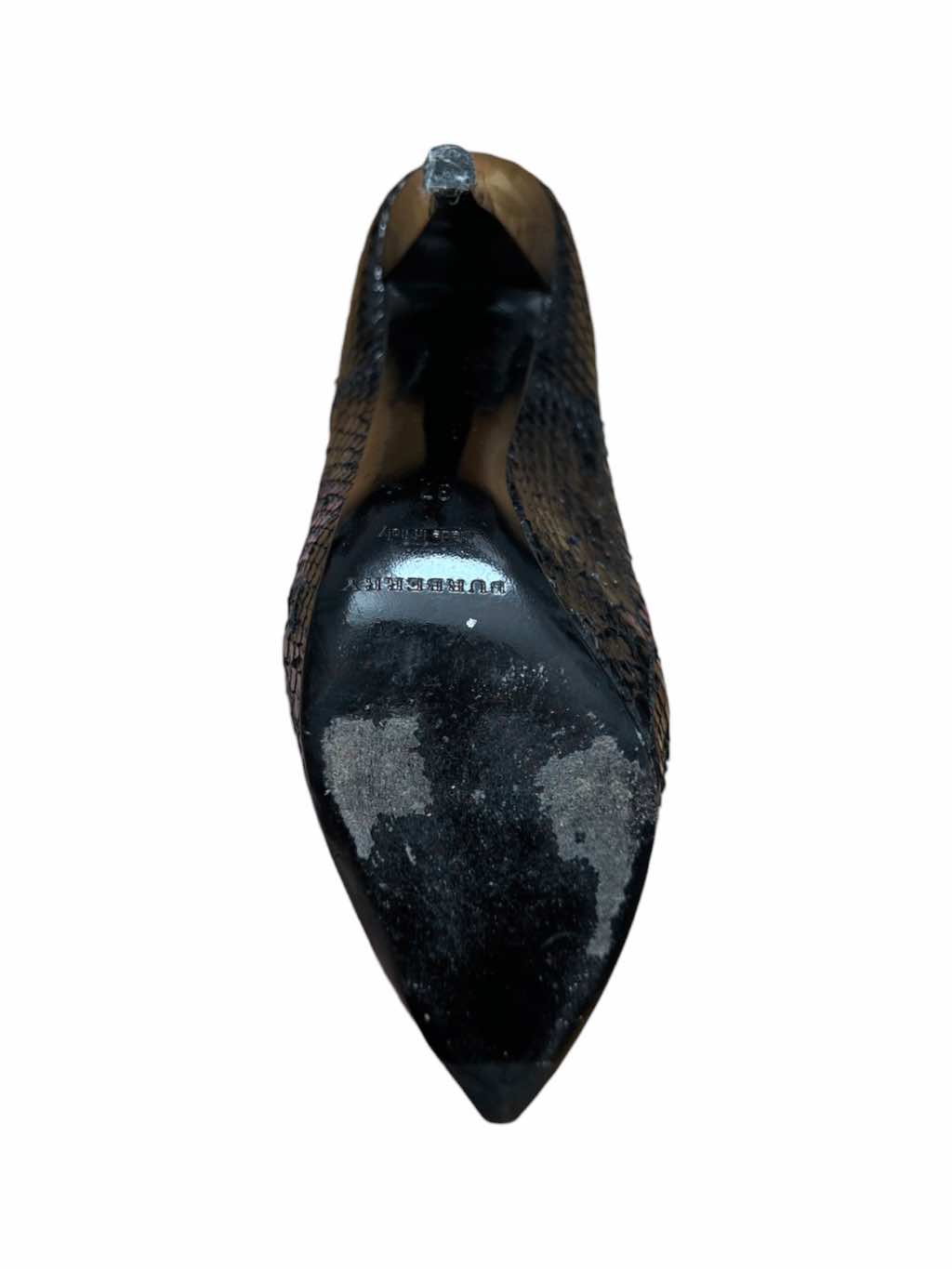 Burberry Leather Python Heels - Side view