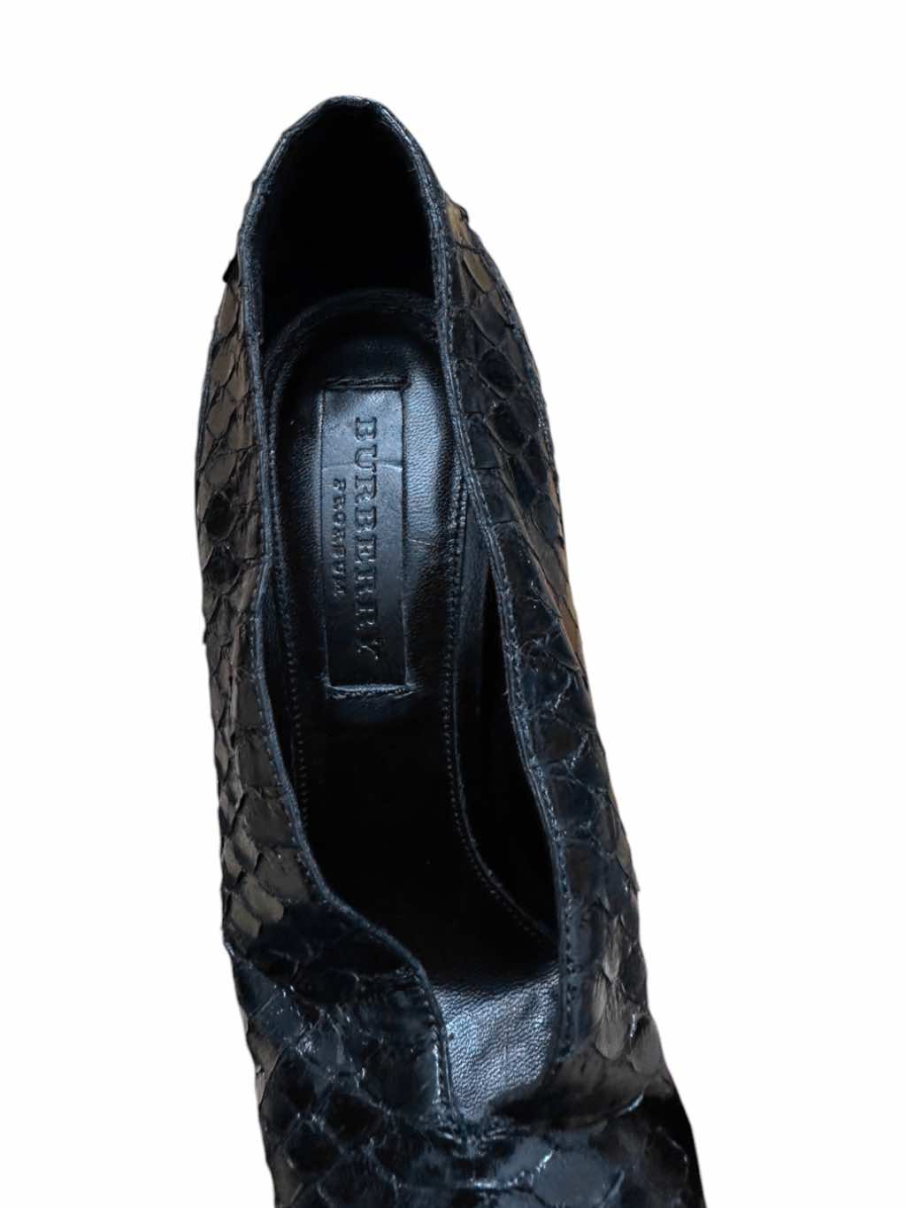 Burberry Leather Python Heels - Detail 1