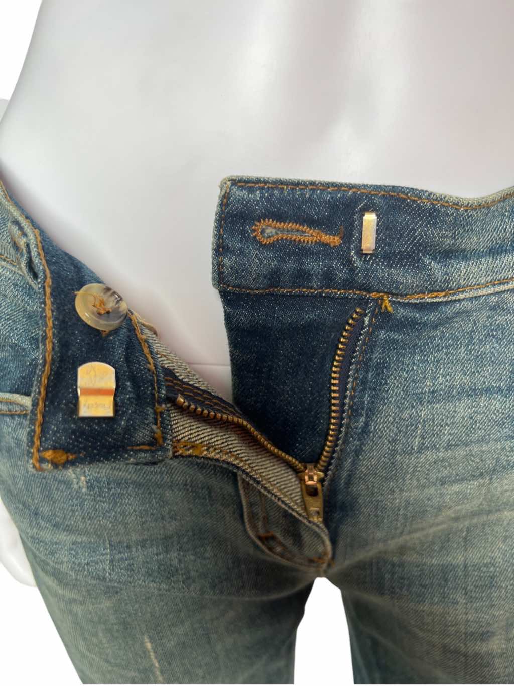 Roberto Cavalli Bondage Leather Patched Jeans - Image 17