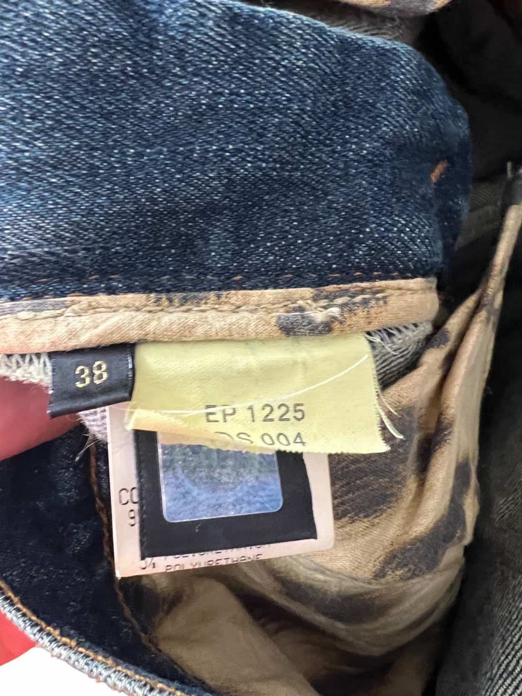 Roberto Cavalli Bondage Leather Patched Jeans - Image 19