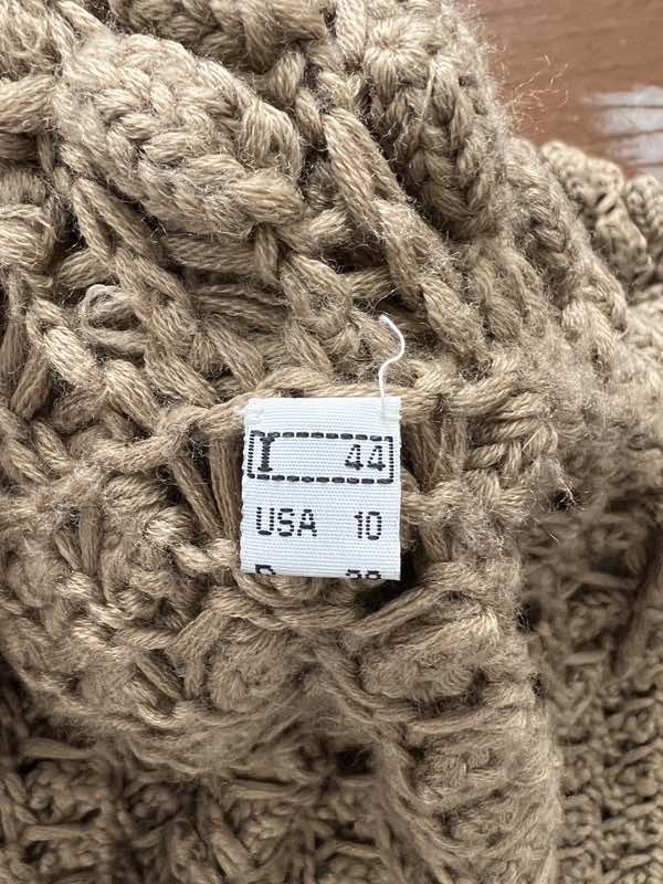 Roberto Cavalli Knitted Brown Wool Cardigan - Side view